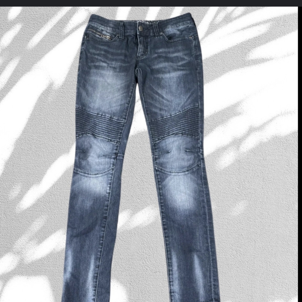 Express Women's Dark Blue Skinny Jeans